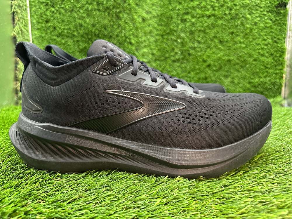 Brooks Glycerin GTS 23 1104761D020 Athletic Sneaker Mens 11.5D Black Knit Sports